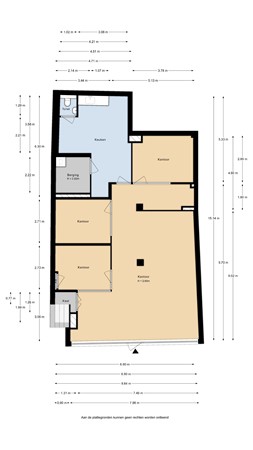 Floorplan - Voorstraat 30, 3441 CM Woerden